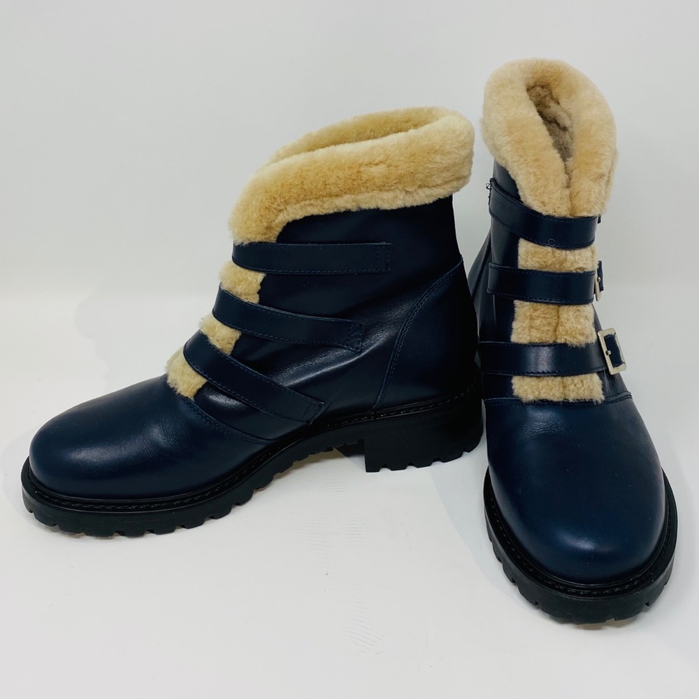 BARNEYS NEW YORK*Leather & Fur Booties US 6.5 $795 - Picture 2 of 8